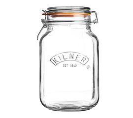 Банка Clip Top квадратная 1,5 л, Kilner, фото 