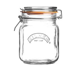 Банка Clip Top квадратная 1 л, Kilner, фото 