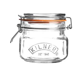 Банка Clip Top квадратная 500 мл, Kilner, фото 