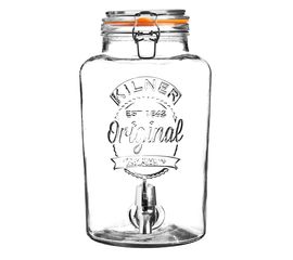 Диспенсер для напитков Clip Top 5 л, Kilner, фото 