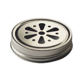 Набор из 6 крышек с прорезями для банок с ручками, Kilner, фото 