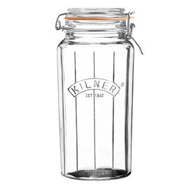 Банка гранёная Clip Top 1,8 л, Kilner, фото 