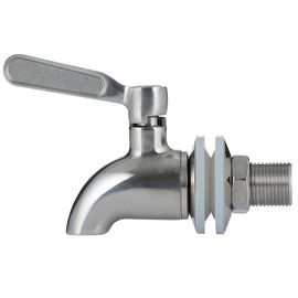 Кран для диспенсера стальной, Kilner, фото 