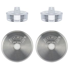 Набор из 2 плоских крышек и 2 гирь для консервирования, Kilner, фото 