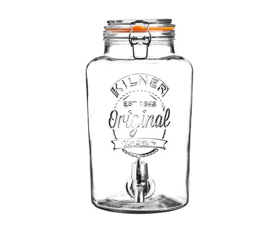 Диспенсер для напитков Clip Top 8 л, Kilner, фото 