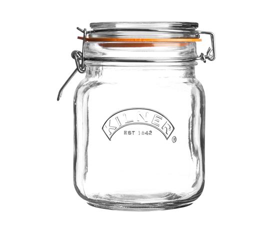 Банка Clip Top квадратная 1 л, Kilner, фото 