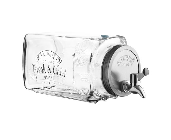 Лимонадник (диспенсер для холодных напитков) 3 л в подарочной упаковке, Kilner, фото 