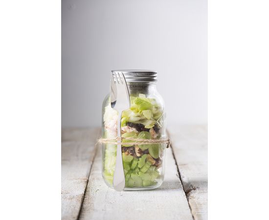 Банка с соусником On The Go 1 л, Kilner, фото , изображение 6