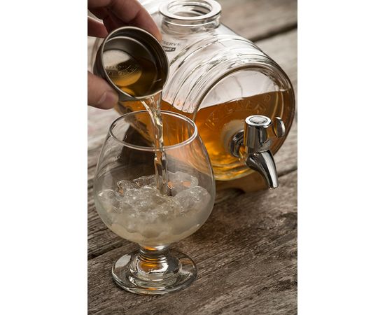 Диспенсер для напитков Barrel на подставке 1 л в подарочной упаковке, Kilner, фото , изображение 3
