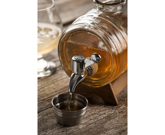 Диспенсер для напитков Barrel на подставке 1 л в подарочной упаковке, Kilner, фото , изображение 4