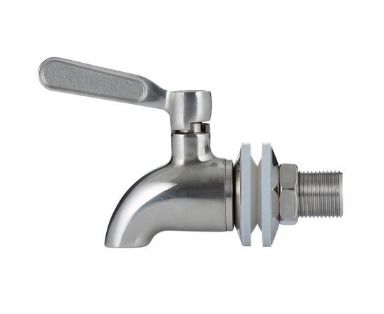 Кран для диспенсера стальной, Kilner, фото 