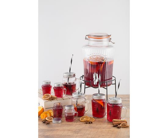 Подставка для диспенсера круглая, сталь, Kilner, фото , изображение 6