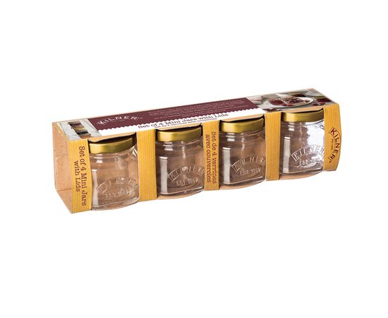 Набор из 4 баночек 55 мл, Kilner, фото , изображение 12