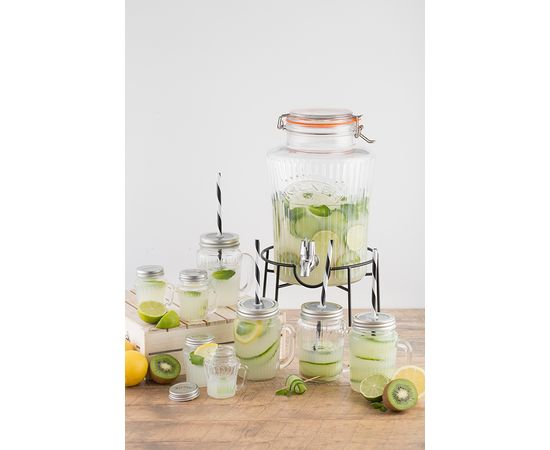 Подставка для диспенсера круглая, сталь, Kilner, фото , изображение 5