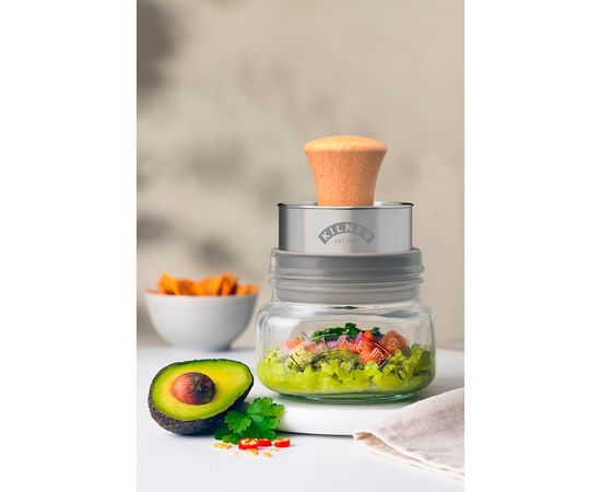 Емкость для хранения с прессом Mash&Store, Kilner, фото , изображение 2