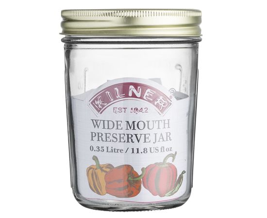 Банка для консервирования с широким горлышком 350 мл, Kilner, фото , изображение 3