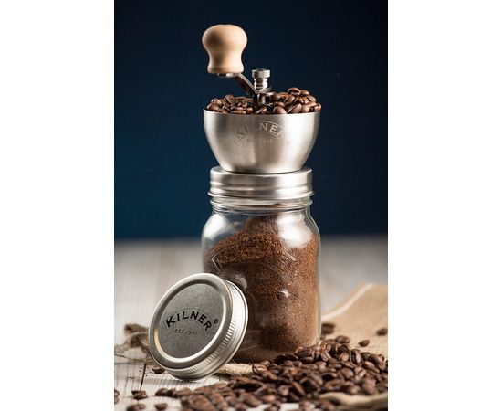 Банка с ручной кофемолкой 500 мл, Kilner, фото , изображение 11