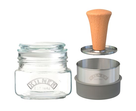 Емкость для хранения с прессом Mash&Store, Kilner, фото 