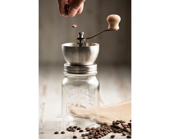 Банка с ручной кофемолкой 500 мл, Kilner, фото , изображение 3