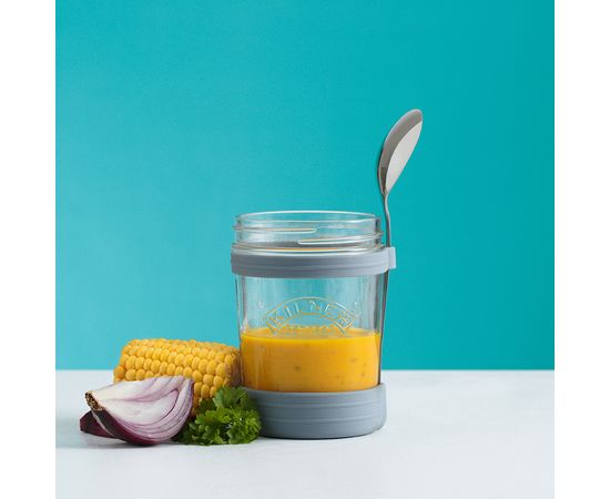 Набор из банки и ложки для супа 350 мл, Kilner, фото , изображение 8