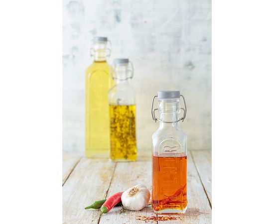 Бутылка Clip Top с мерными делениями 1 л, Kilner, фото , изображение 2