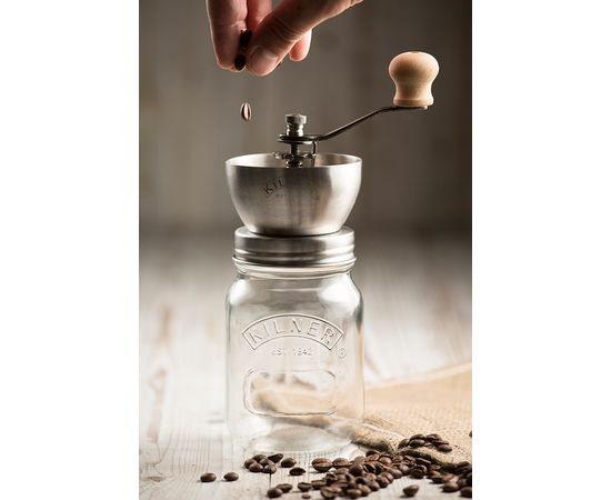 Банка с ручной кофемолкой 500 мл, Kilner, фото , изображение 4