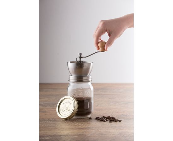 Банка с ручной кофемолкой 500 мл, Kilner, фото , изображение 12