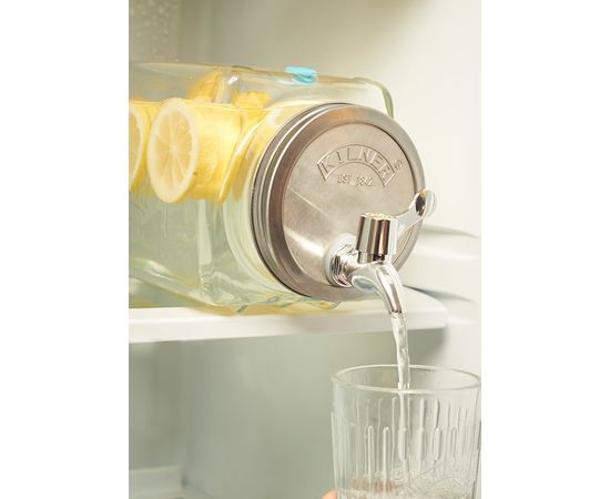 Лимонадник (диспенсер для холодных напитков) 3 л в подарочной упаковке, Kilner, фото , изображение 4