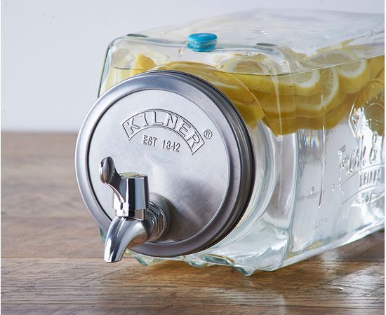 Лимонадник (диспенсер для холодных напитков) 3 л в подарочной упаковке, Kilner, фото , изображение 3
