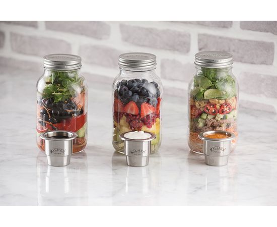 Банка с соусником On The Go 1 л, Kilner, фото , изображение 7