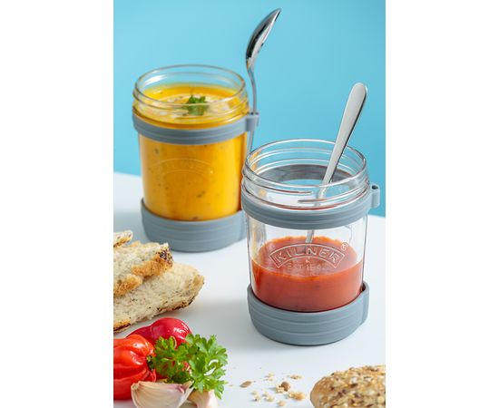 Набор из банки и ложки для супа 350 мл, Kilner, фото , изображение 3