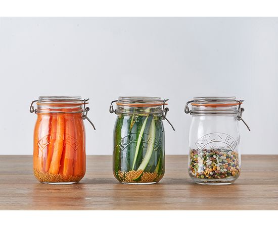 Банка Clip Top 1 л, Kilner, фото , изображение 7