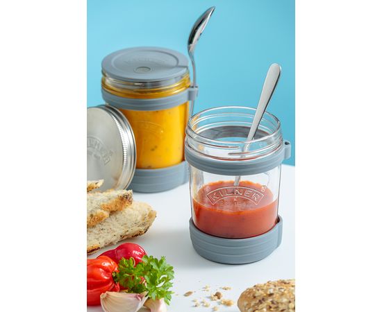 Набор из банки и ложки для супа 350 мл, Kilner, фото , изображение 5
