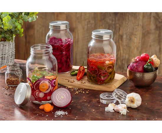 Набор из 2 банок для ферментации в подарочной упаковке, Kilner, фото , изображение 6