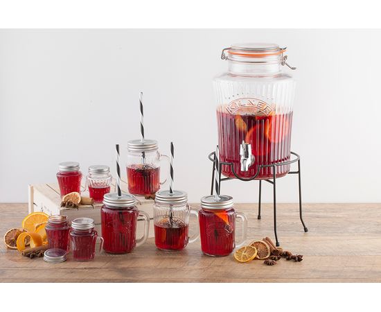 Подставка для диспенсера круглая, сталь, Kilner, фото , изображение 3